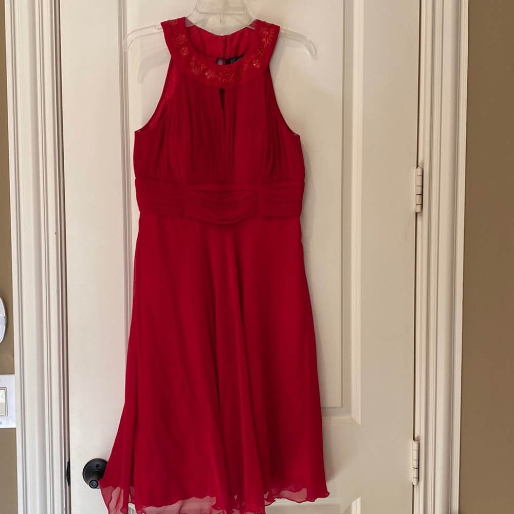 Red dress